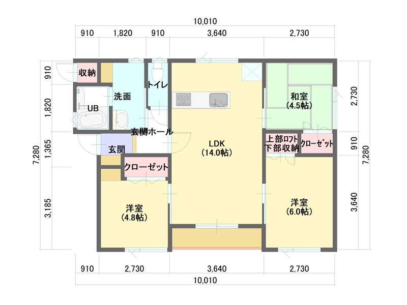 間取(クリックで拡大)
